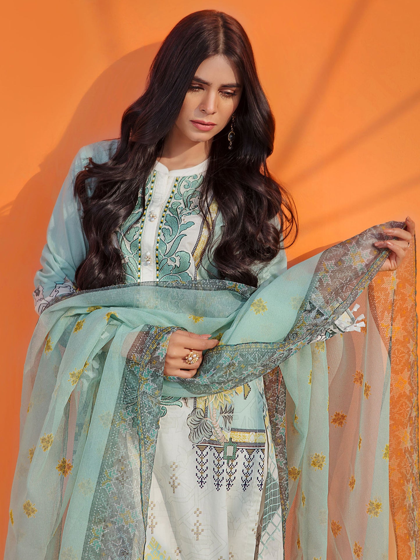 2 Piece Embroidered Lawn Suit