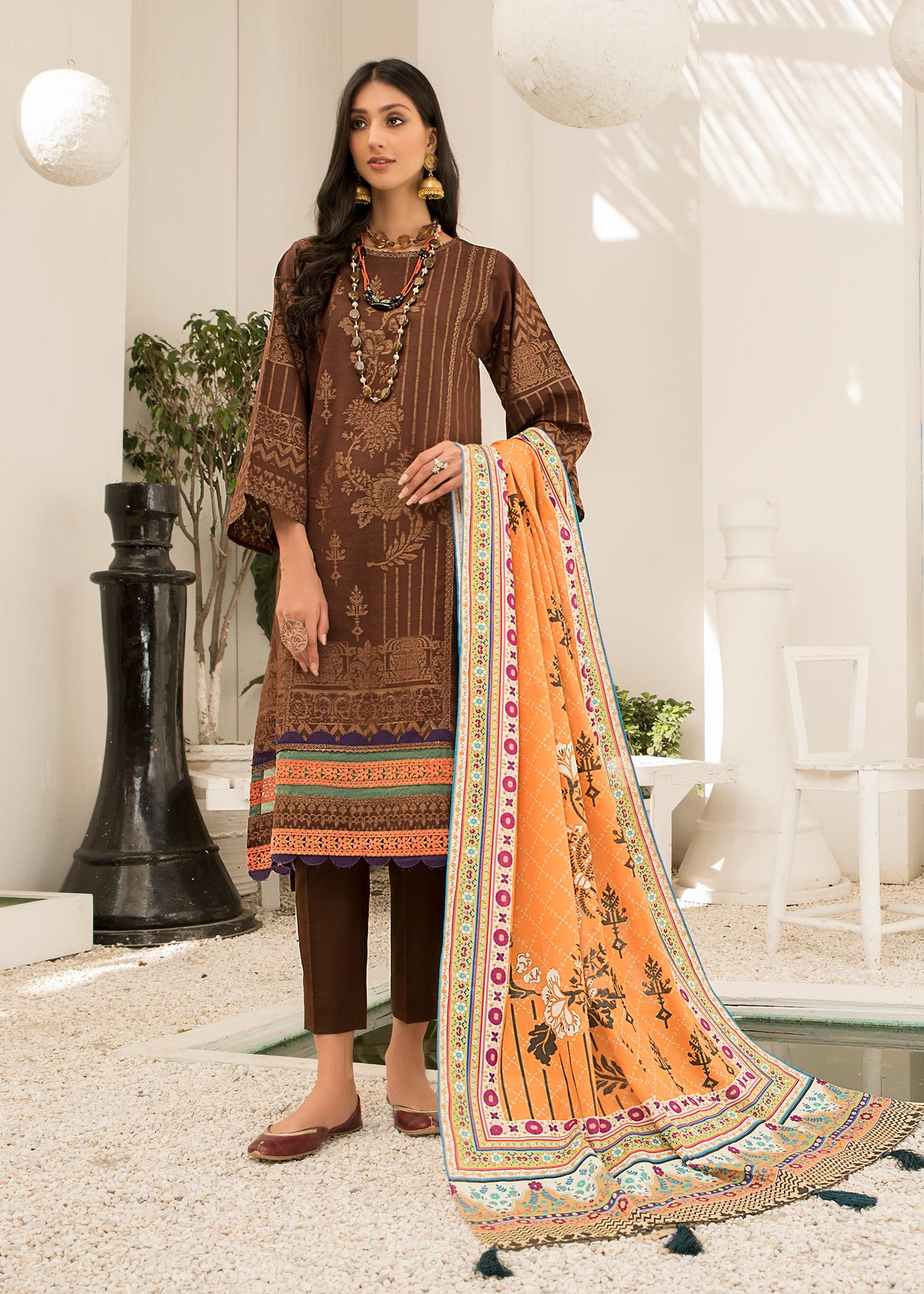 Jacquard - ASIANA Dyed Khaddar Jacquard