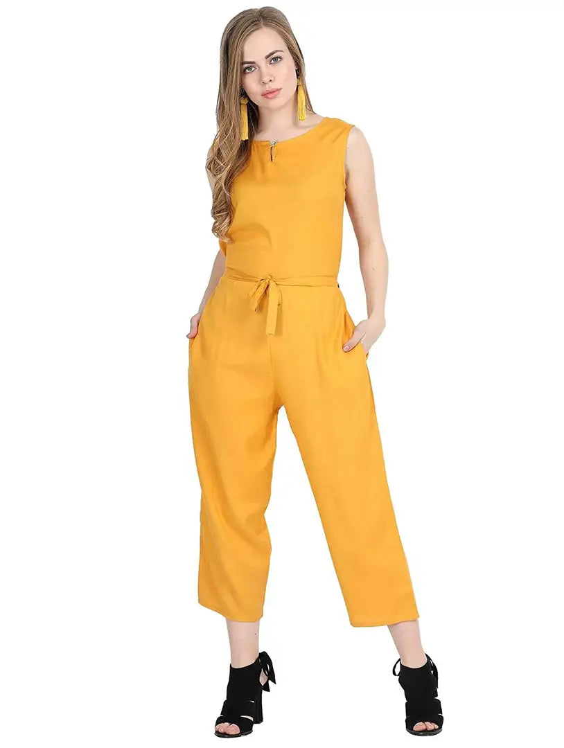 Manggo women crepe fabric  jumpsuits