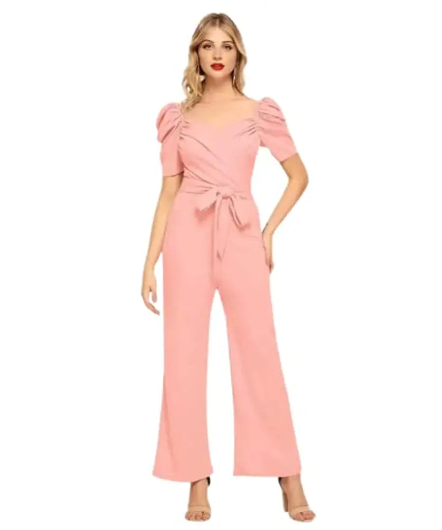 Stylish Women Polyester Basic Jumpsuit