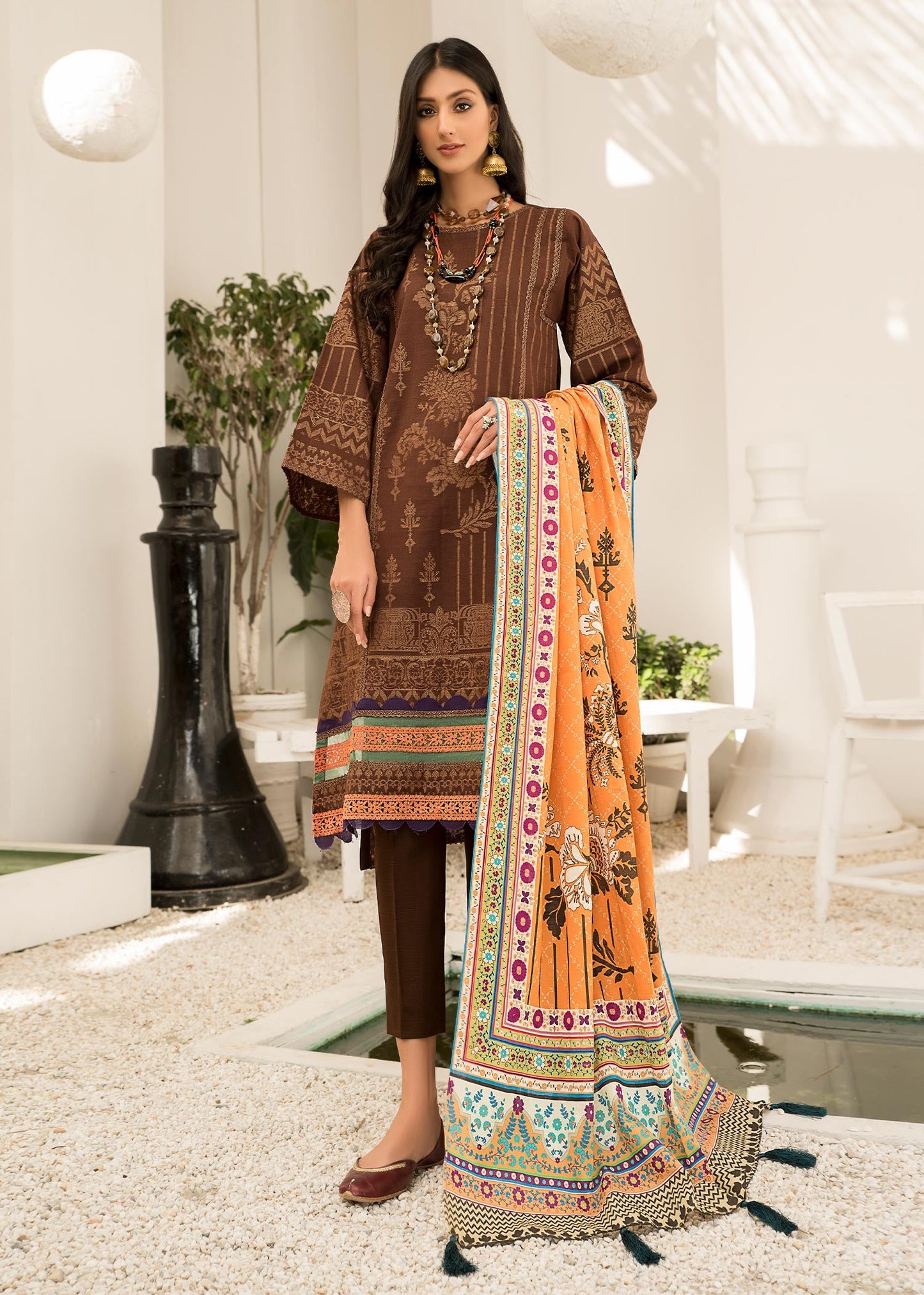 Jacquard - ASIANA Dyed Khaddar Jacquard