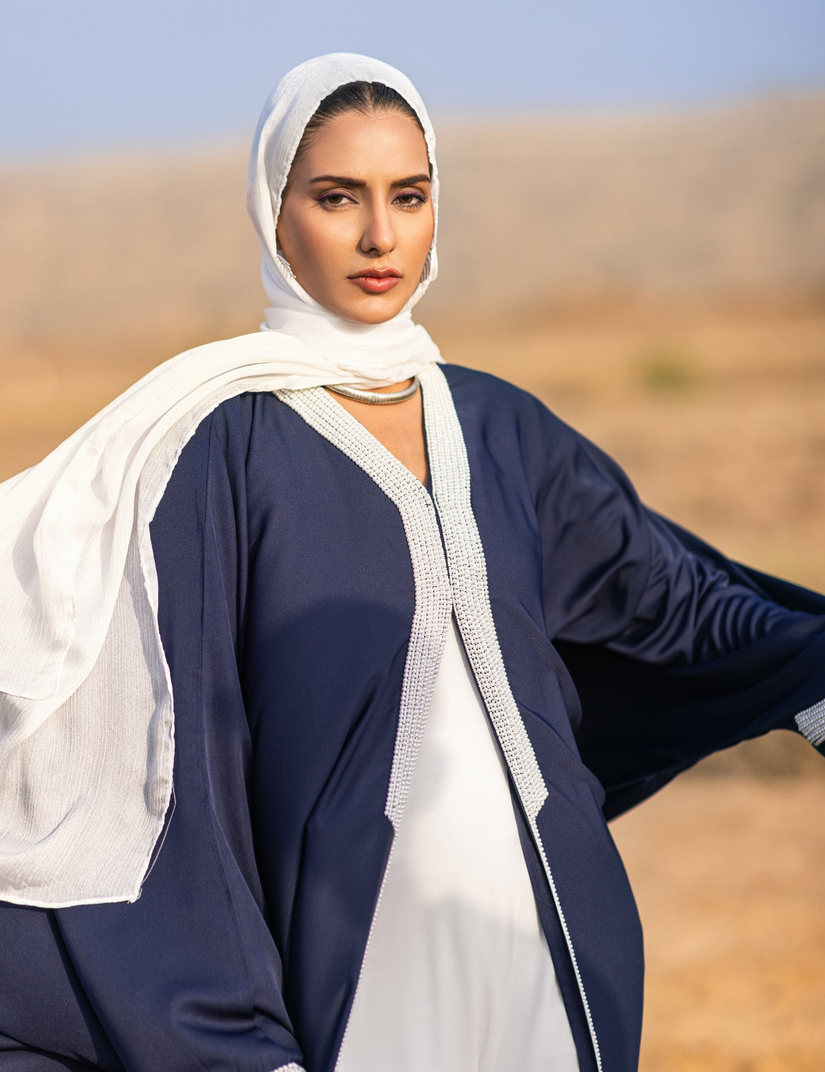STARRY-NIGHT IN THE MOUNTAINS ABAYA