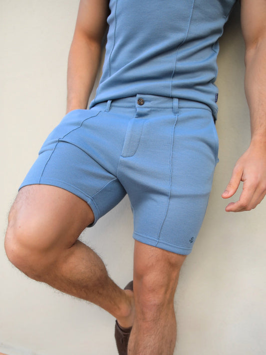 Amezri Seamline Shorts - Blue
