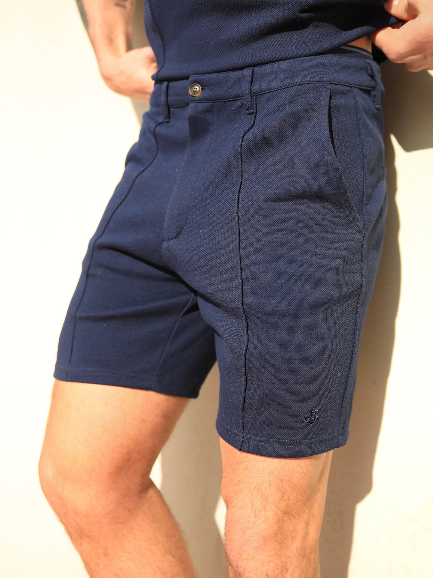 Amezri Seamline Shorts - Navy