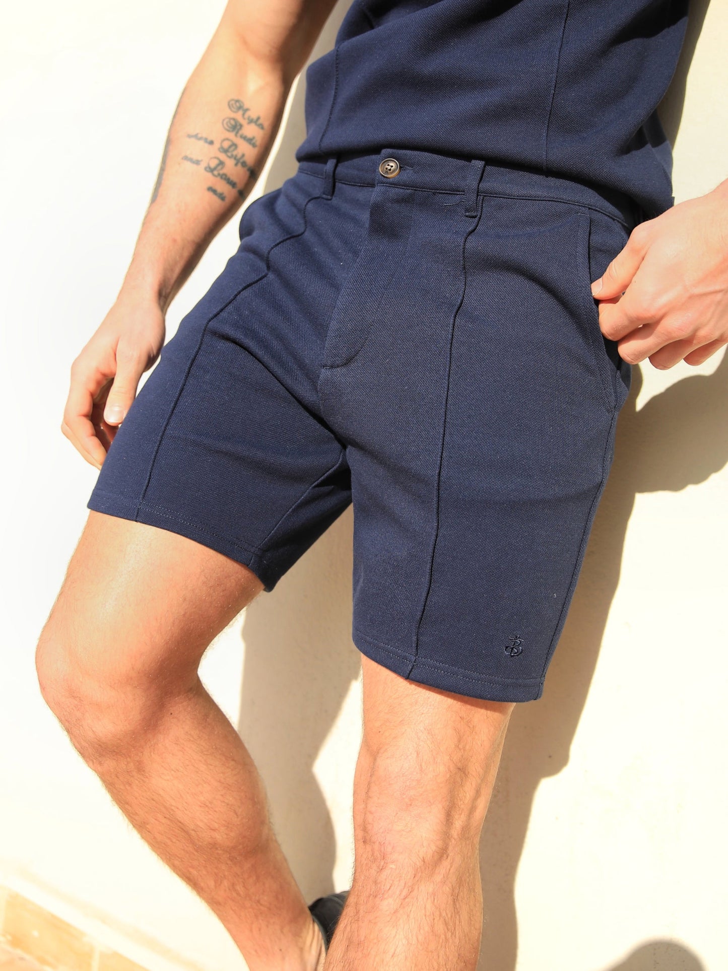 Amezri Seamline Shorts - Navy
