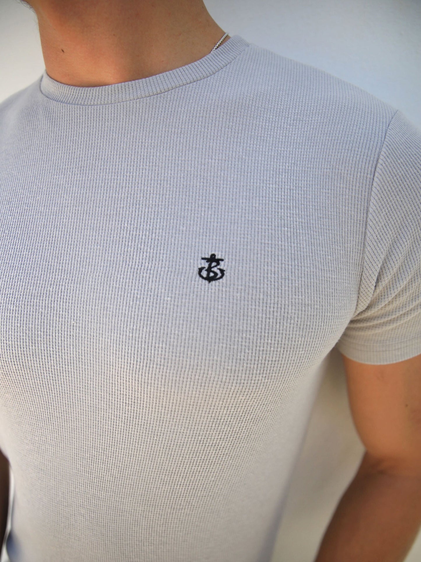 Eli Textured T-Shirt - Grey