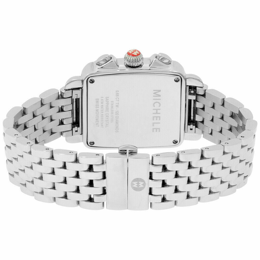 Michele Deco Day Mother of Pearl Dial Diamond Ladies Watch