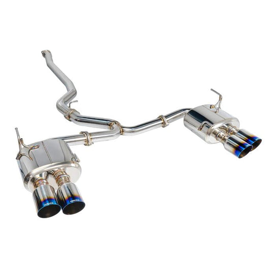 Remark 15-21 Subaru WRX/STi 4in Quad Cat-Back Exhaust Titanium Stainless Non-Resonated (remRK-C4076S-01T)