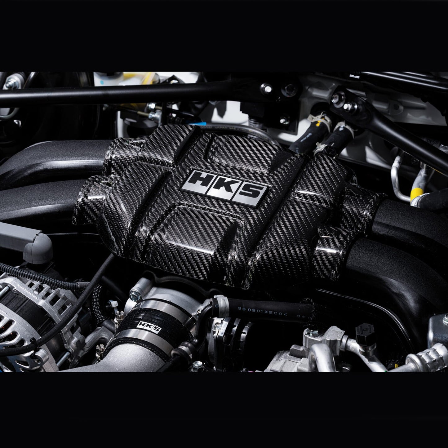 HKS DRY CARBON ENGINE COVER for 2022- GR86/BRZ (hks70026-AT008)