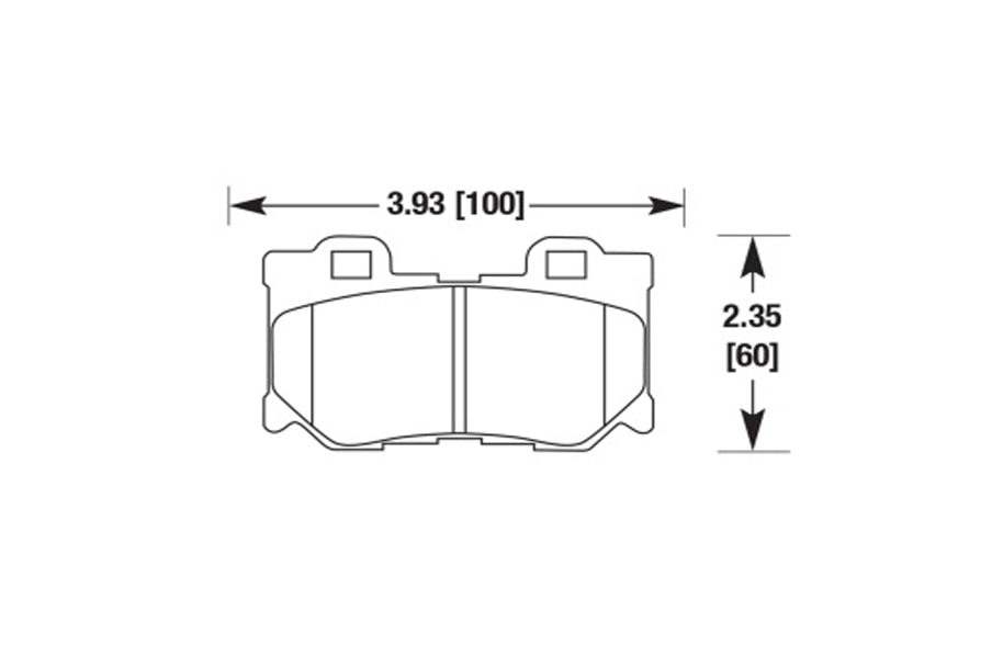 Hawk Performance 2016- Nissan 370Z DTC-70 Race Rear Brake Pads (hawkHB602U.545)