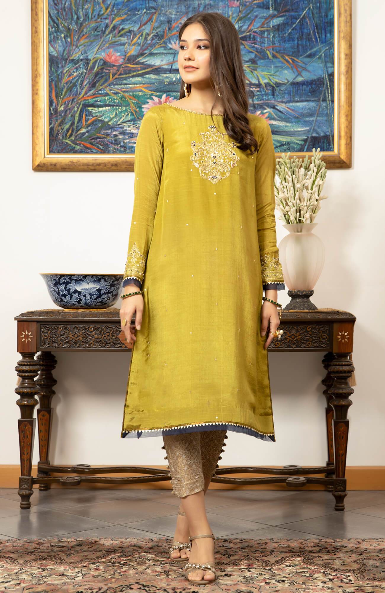 Sabz Roshan Dupata (Custom)