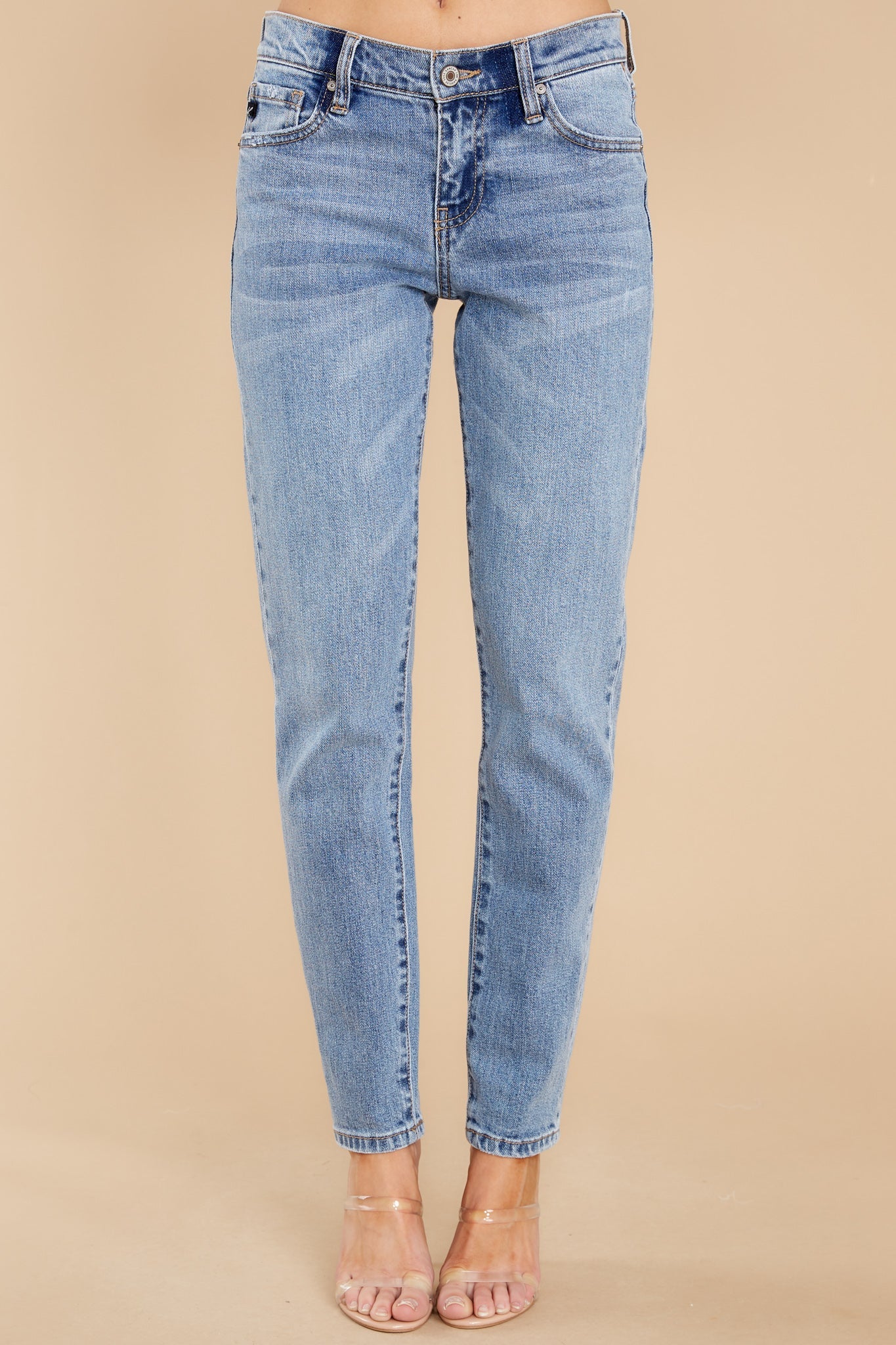 Wish Come True Medium Wash Straight Jeans