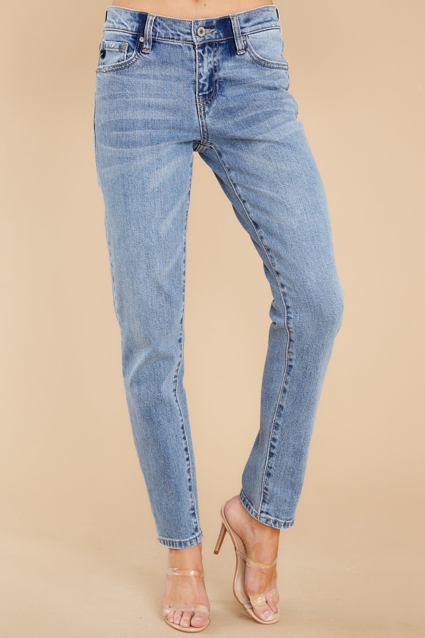 Wish Come True Medium Wash Straight Jeans