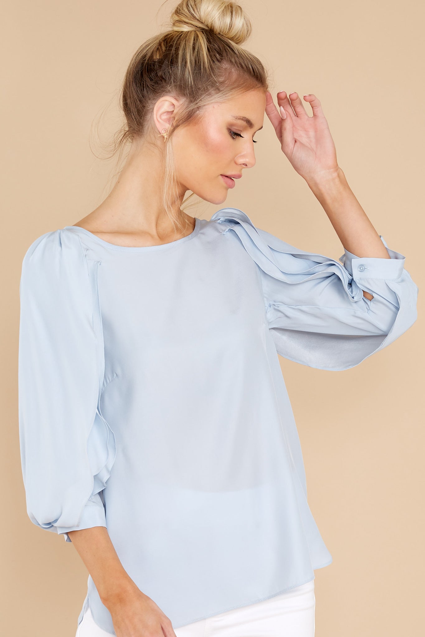 Victoria French Blue Top