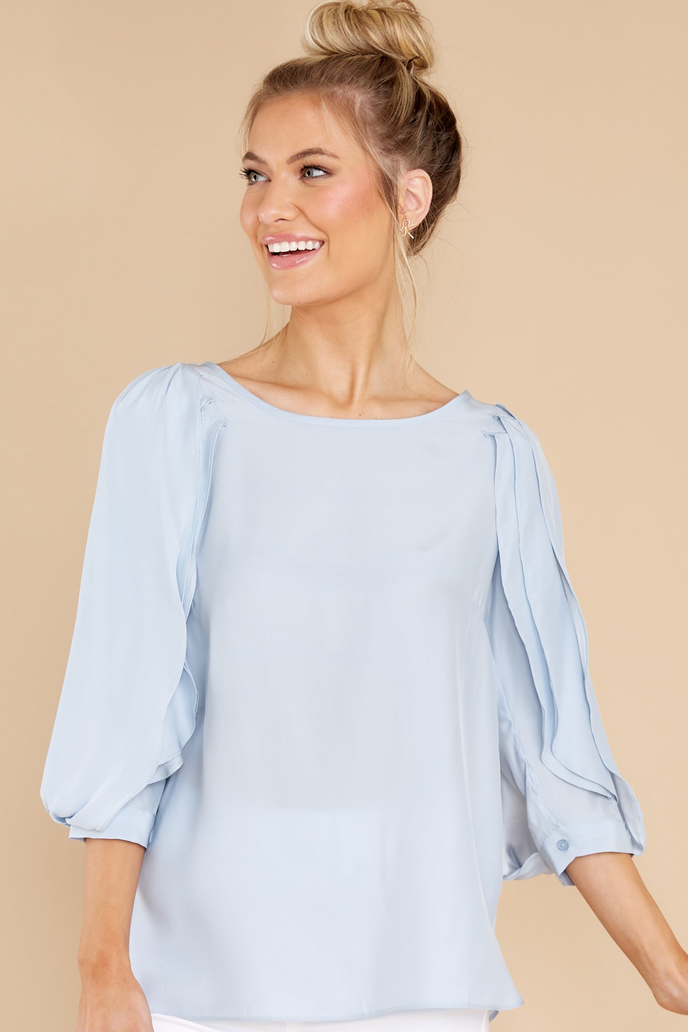 Victoria French Blue Top