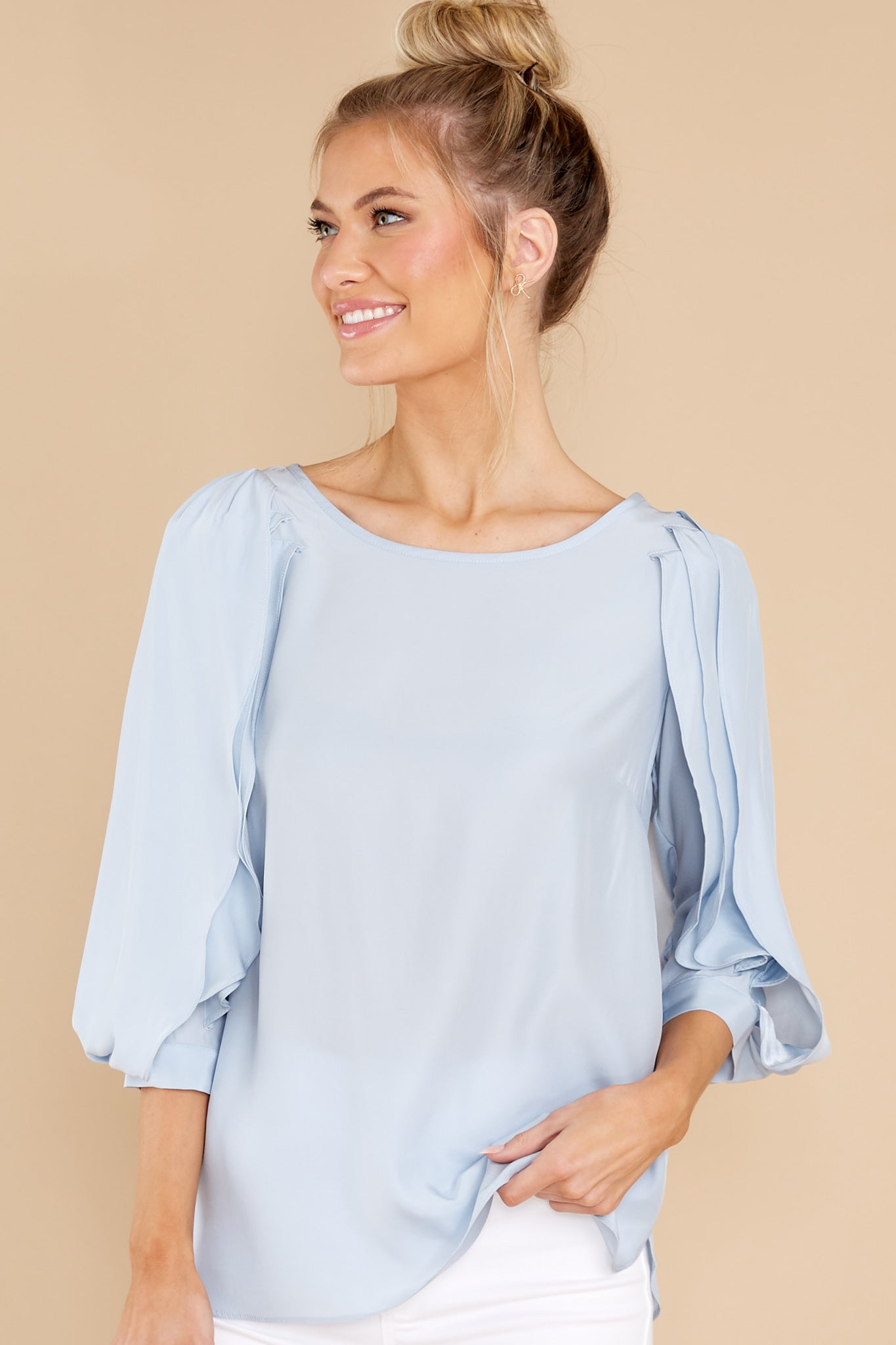 Victoria French Blue Top