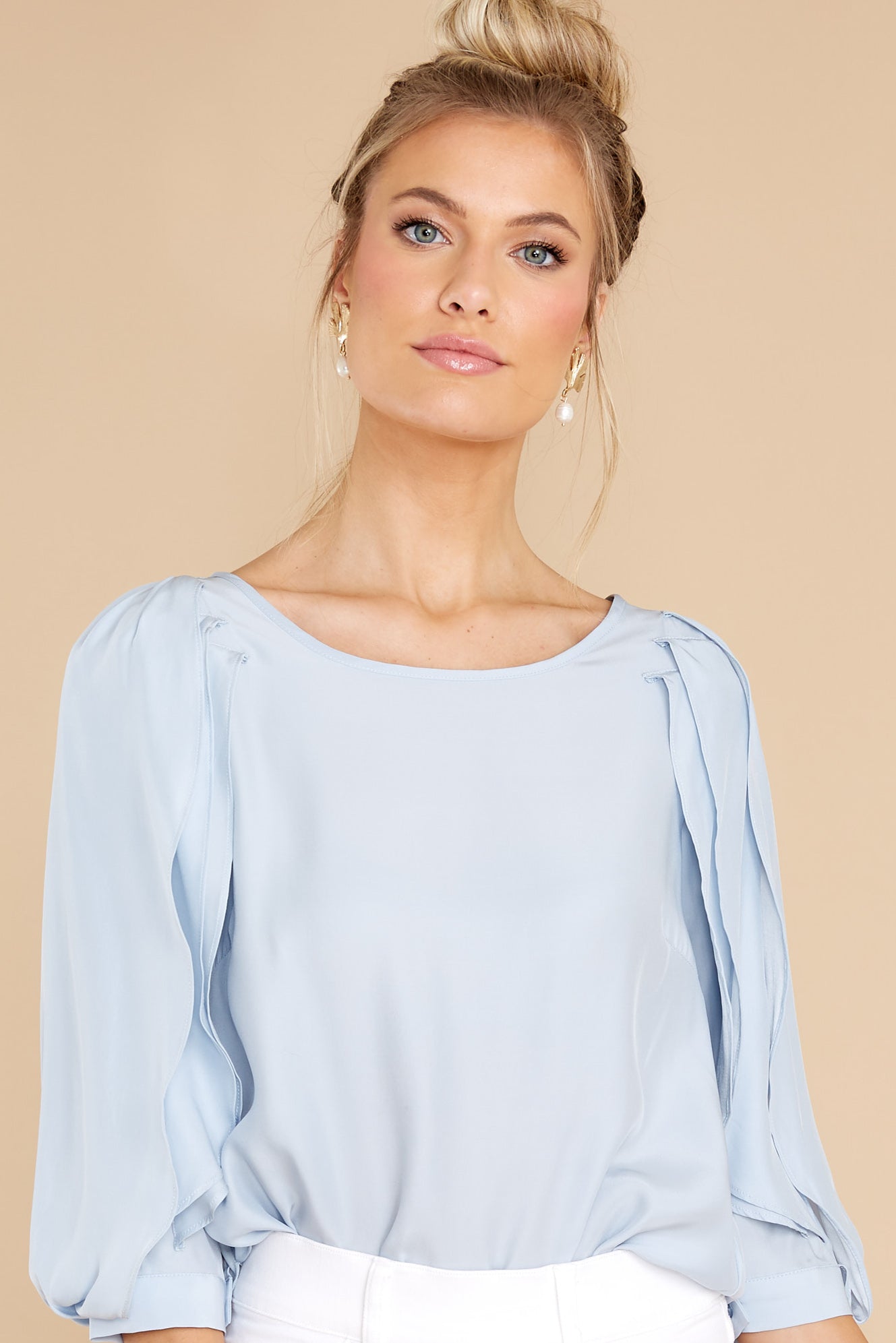 Victoria French Blue Top