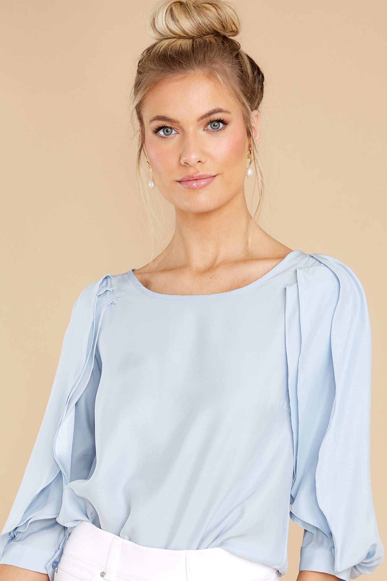 Victoria French Blue Top