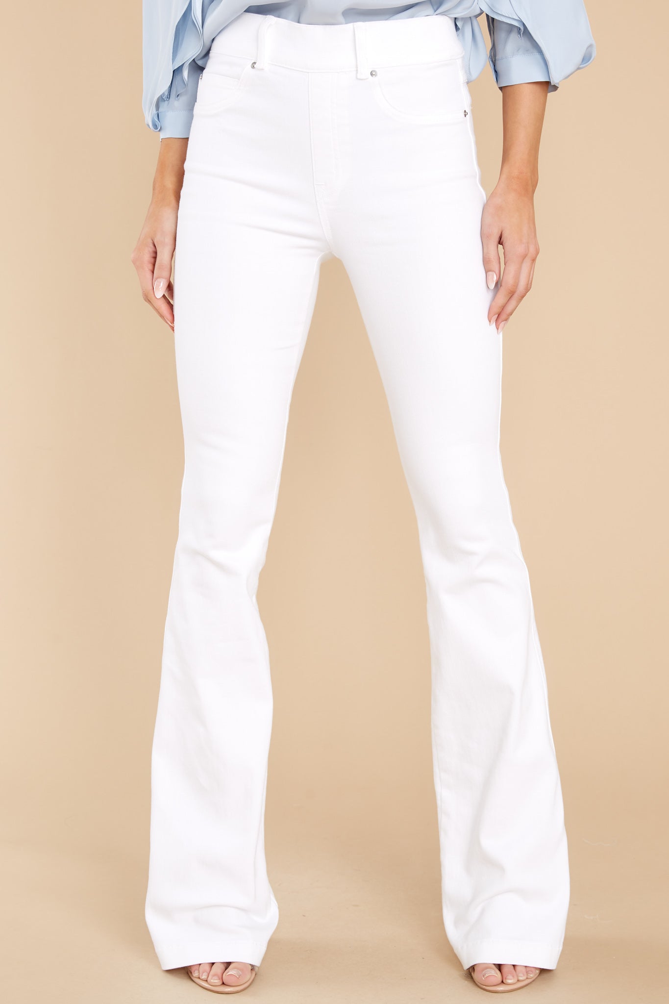 White Flare Jeans