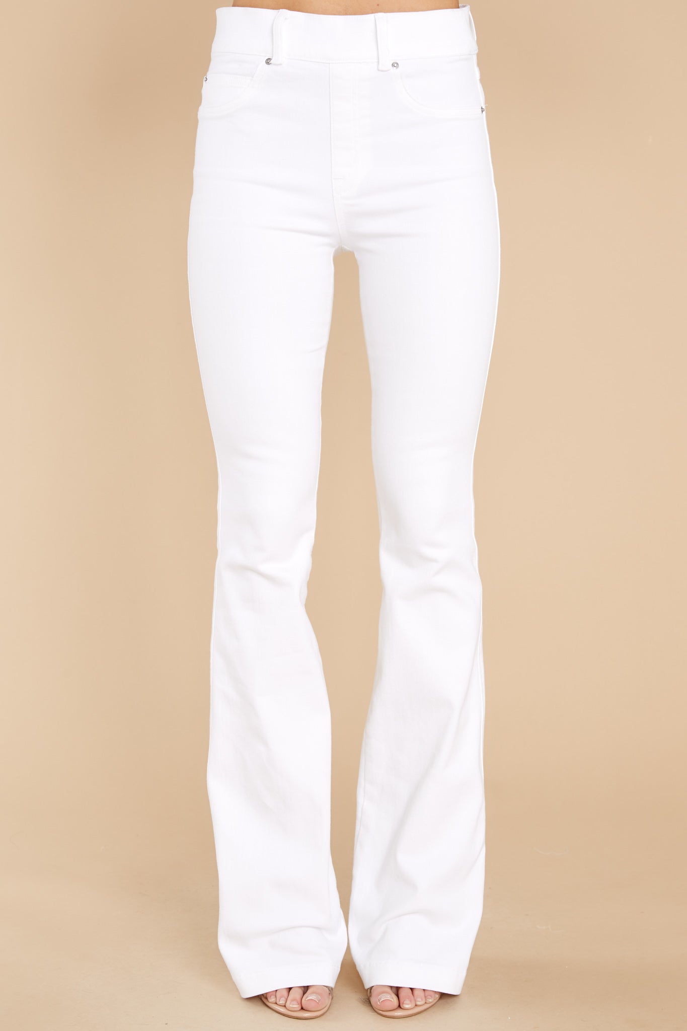 White Flare Jeans