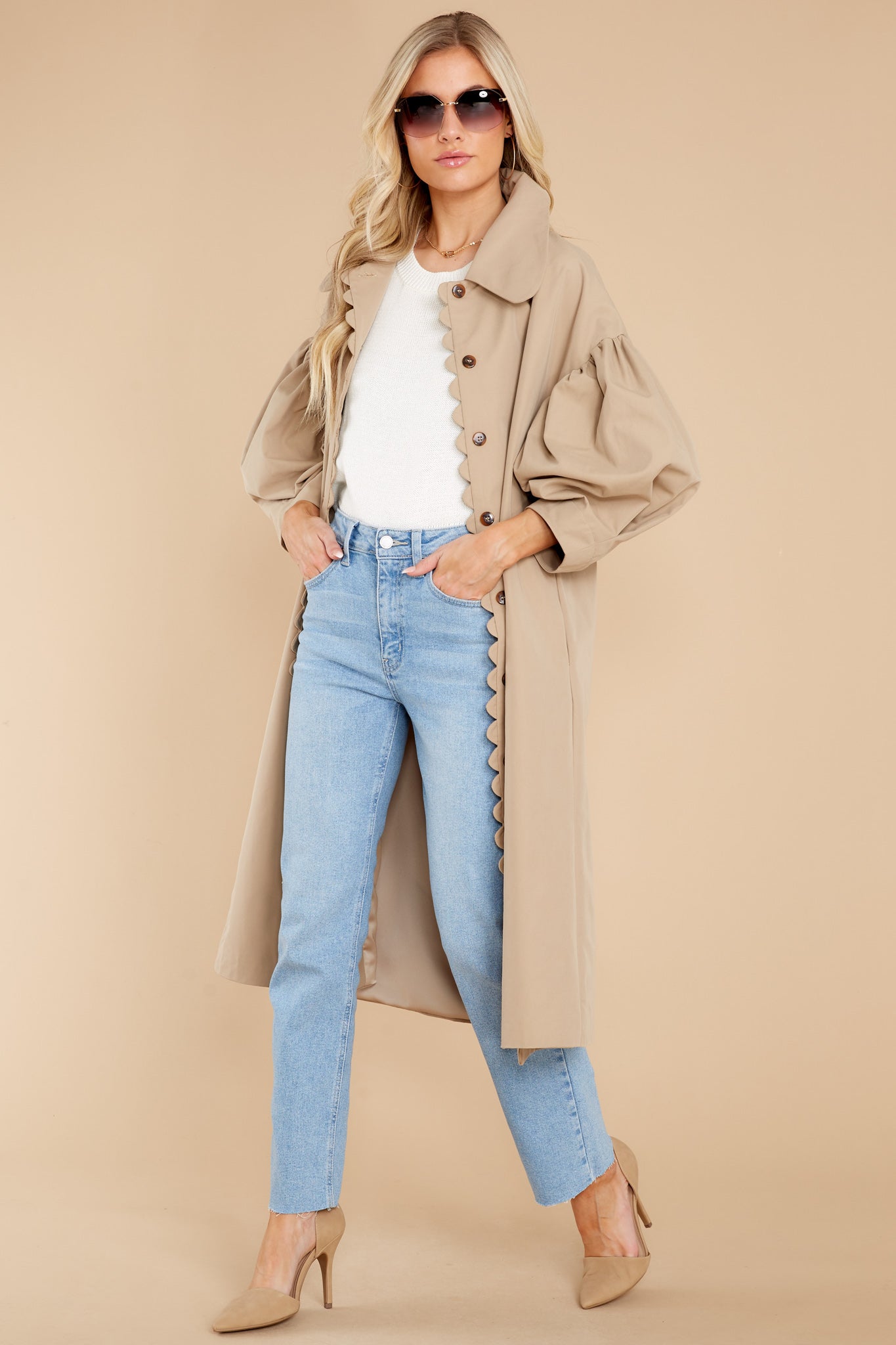 Flatter Me White Knit Top