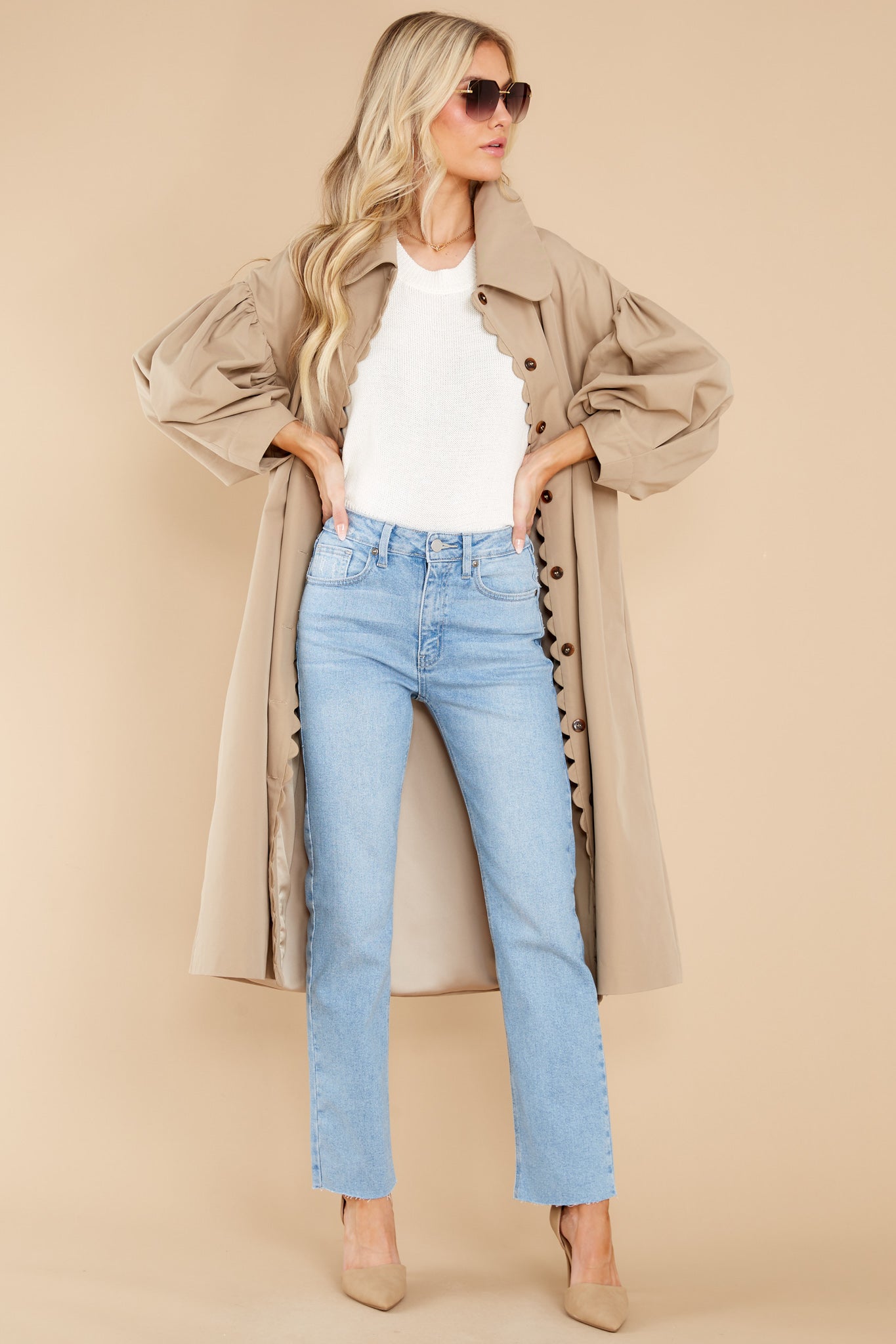 Chic By Design Taupe Coat