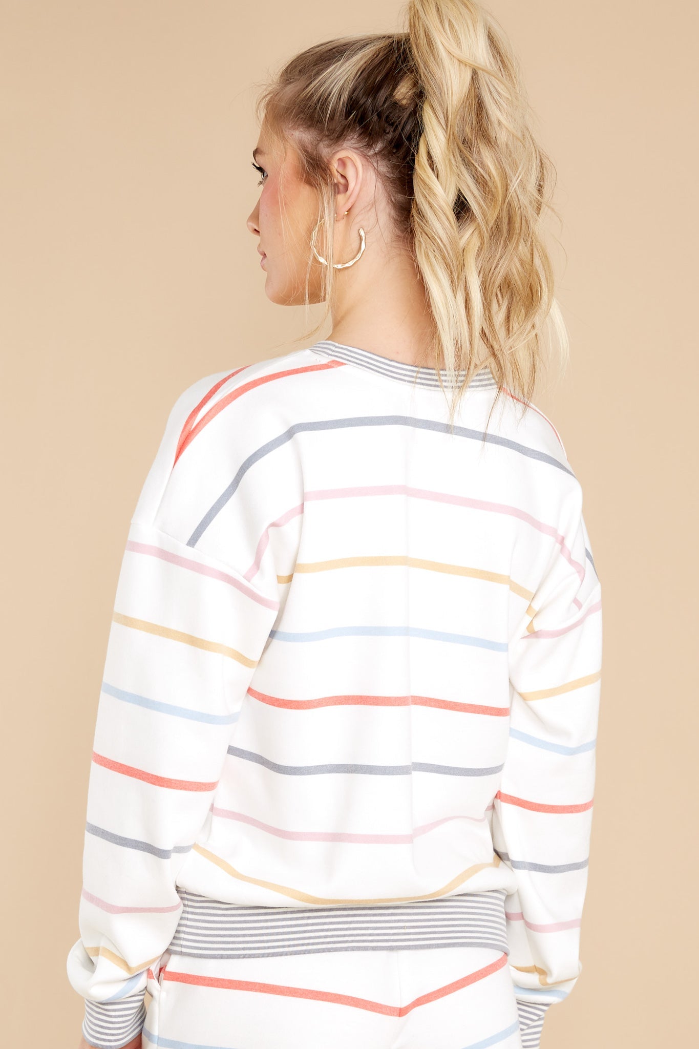 Read Between The Lines White Multi Top