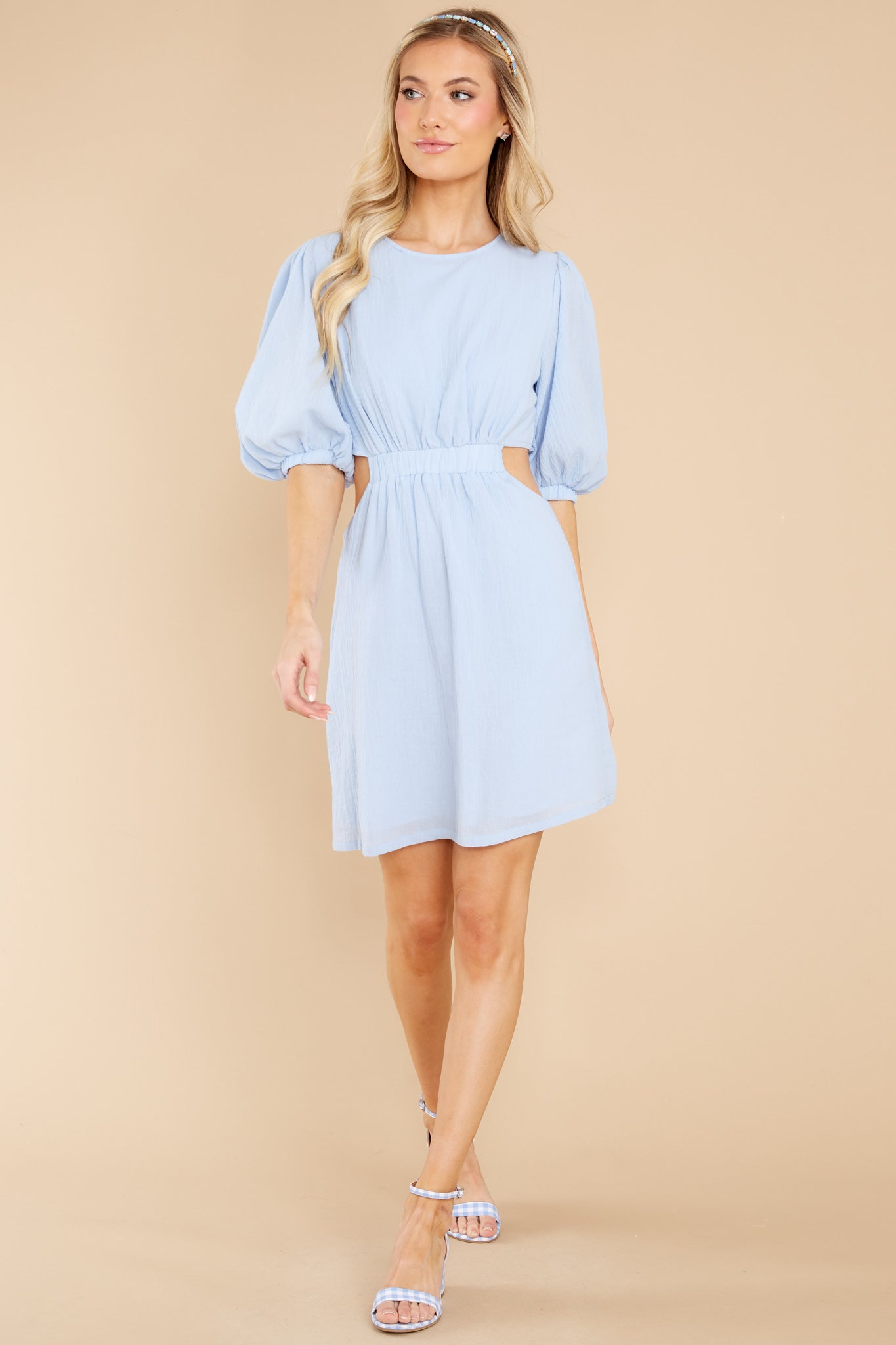 Capturing Beauty Light Blue Dress