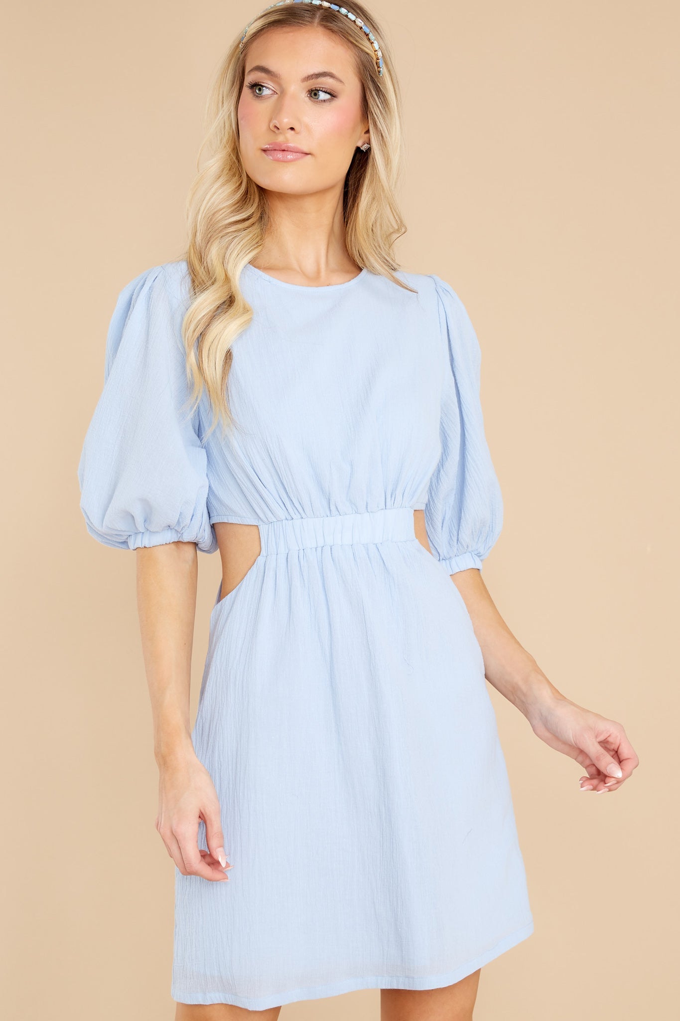 Capturing Beauty Light Blue Dress