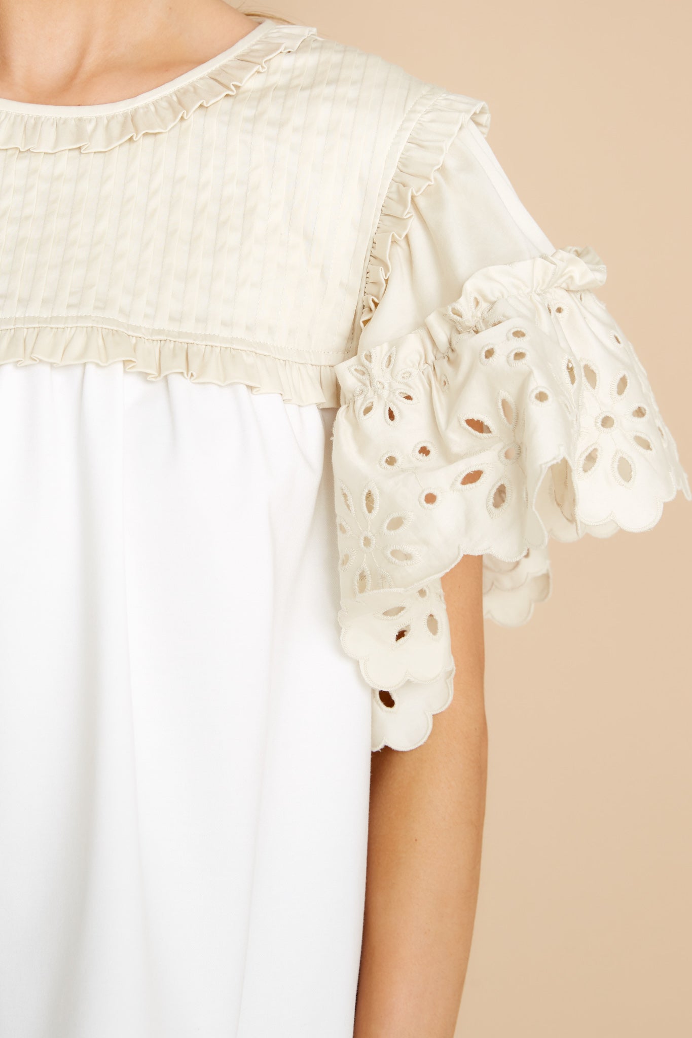 Ella Unbleached Top