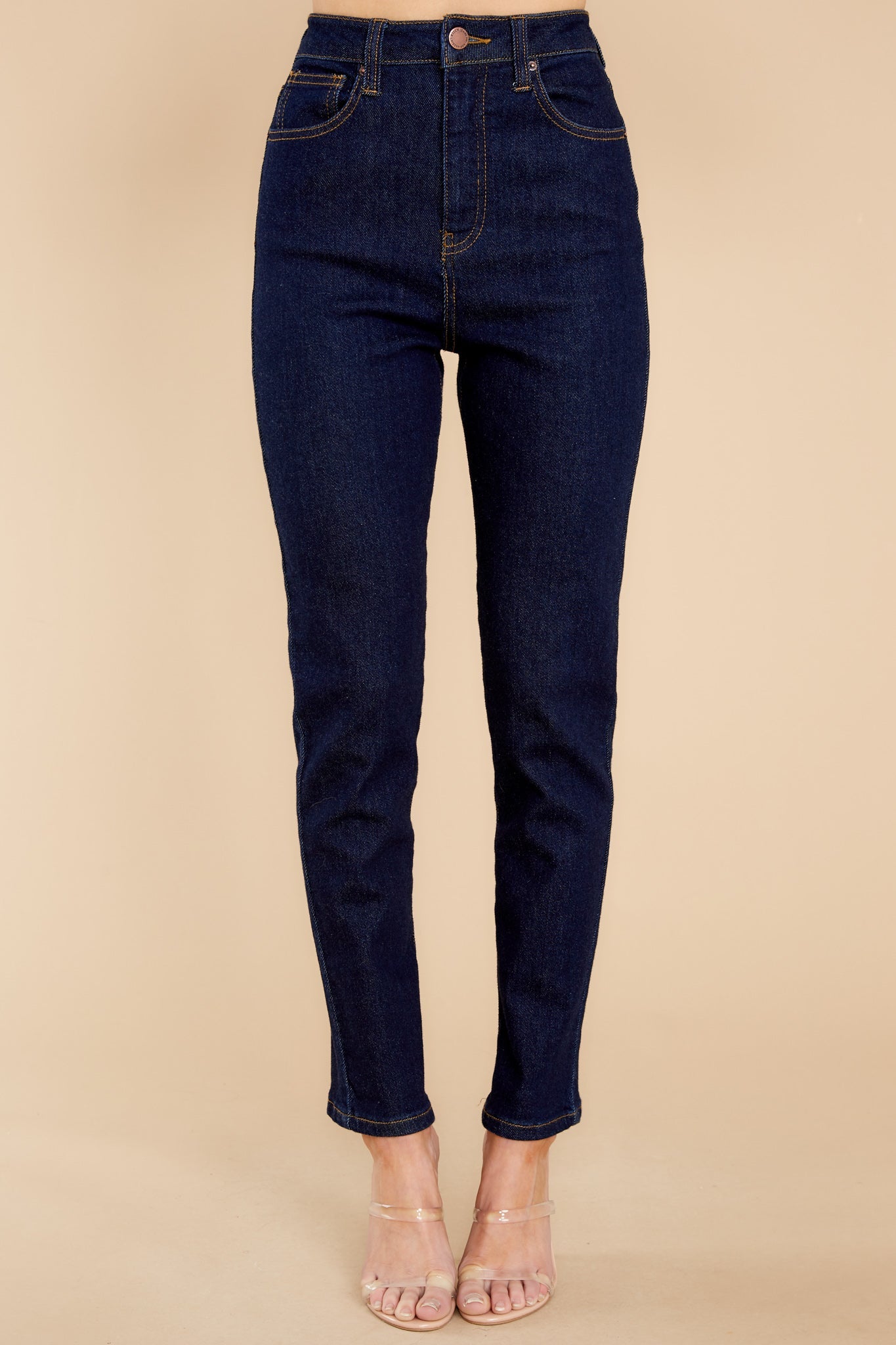 Keep It Forever Dark Wash Mom Jeans
