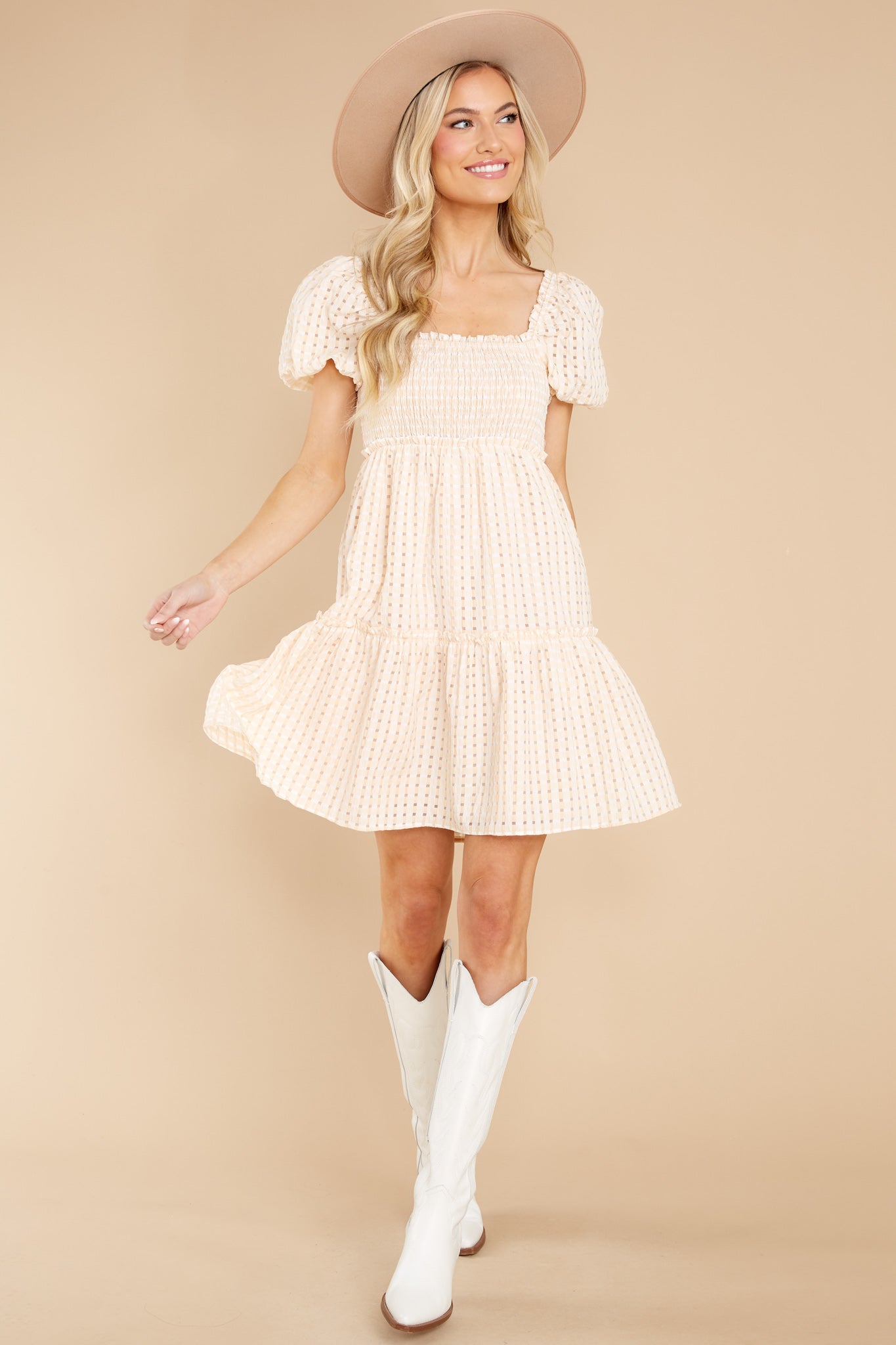 Beauty In The Details Ivory Eyelet Dress