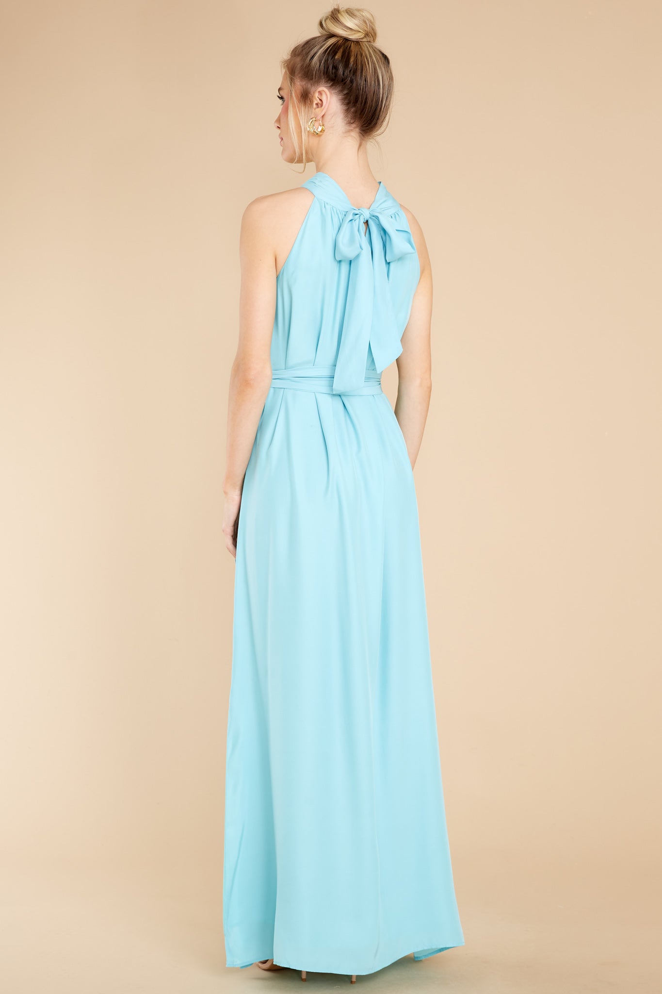 Millie Aqua Maxi Dress