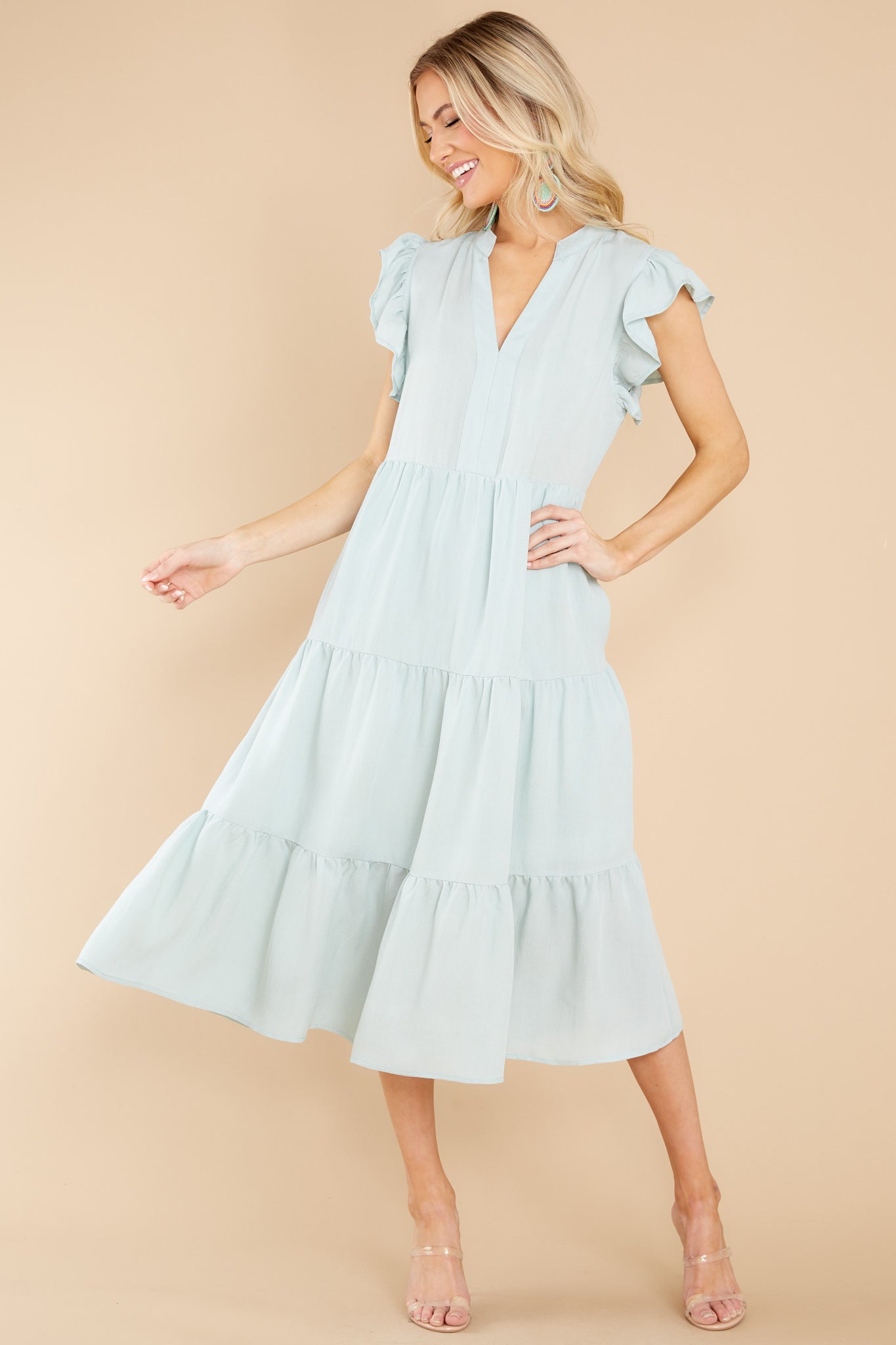 Meaningful Ways Sage Midi Dress