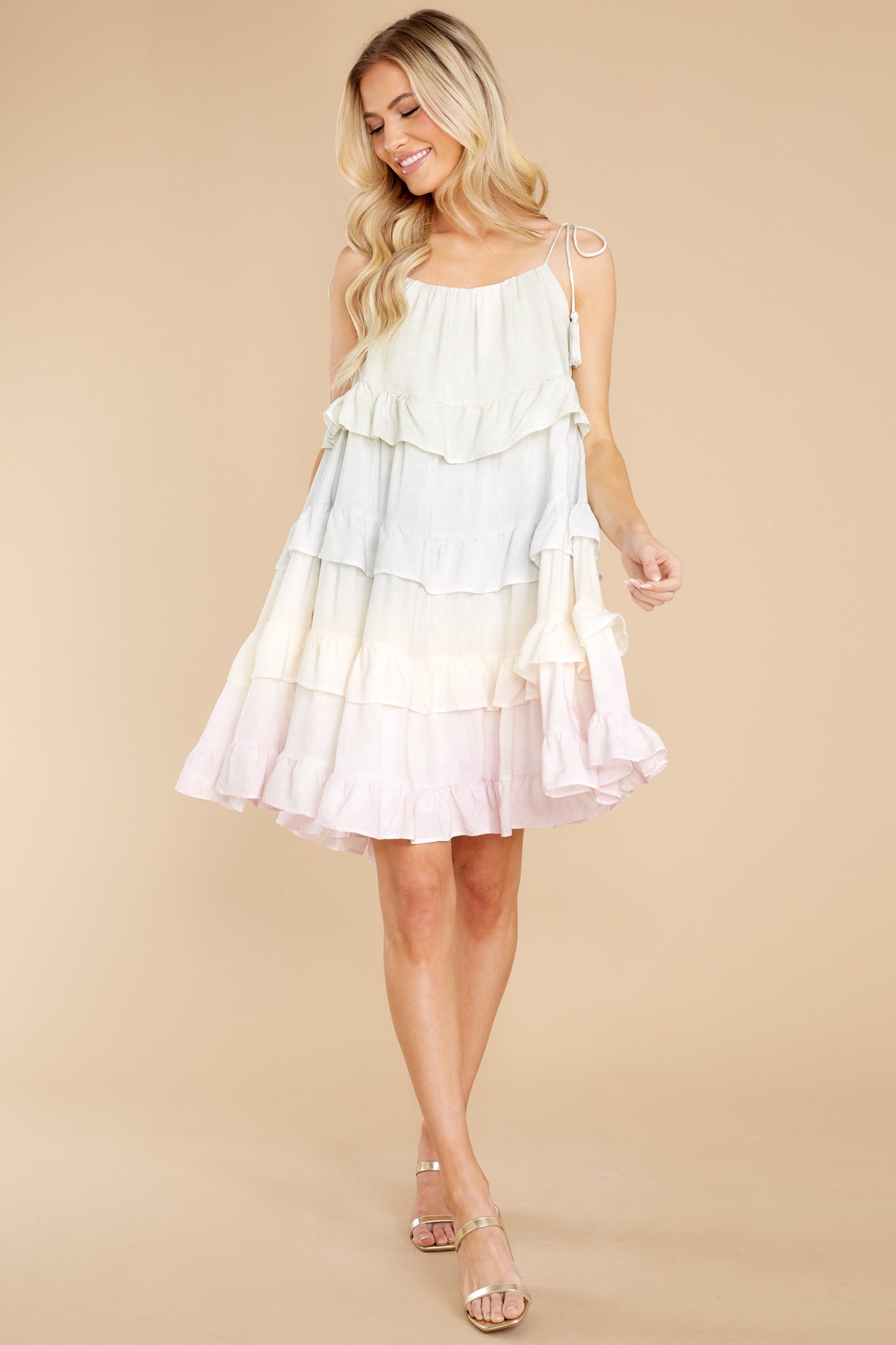 Colorful Perfection Pink Multi Tie Dye Dress