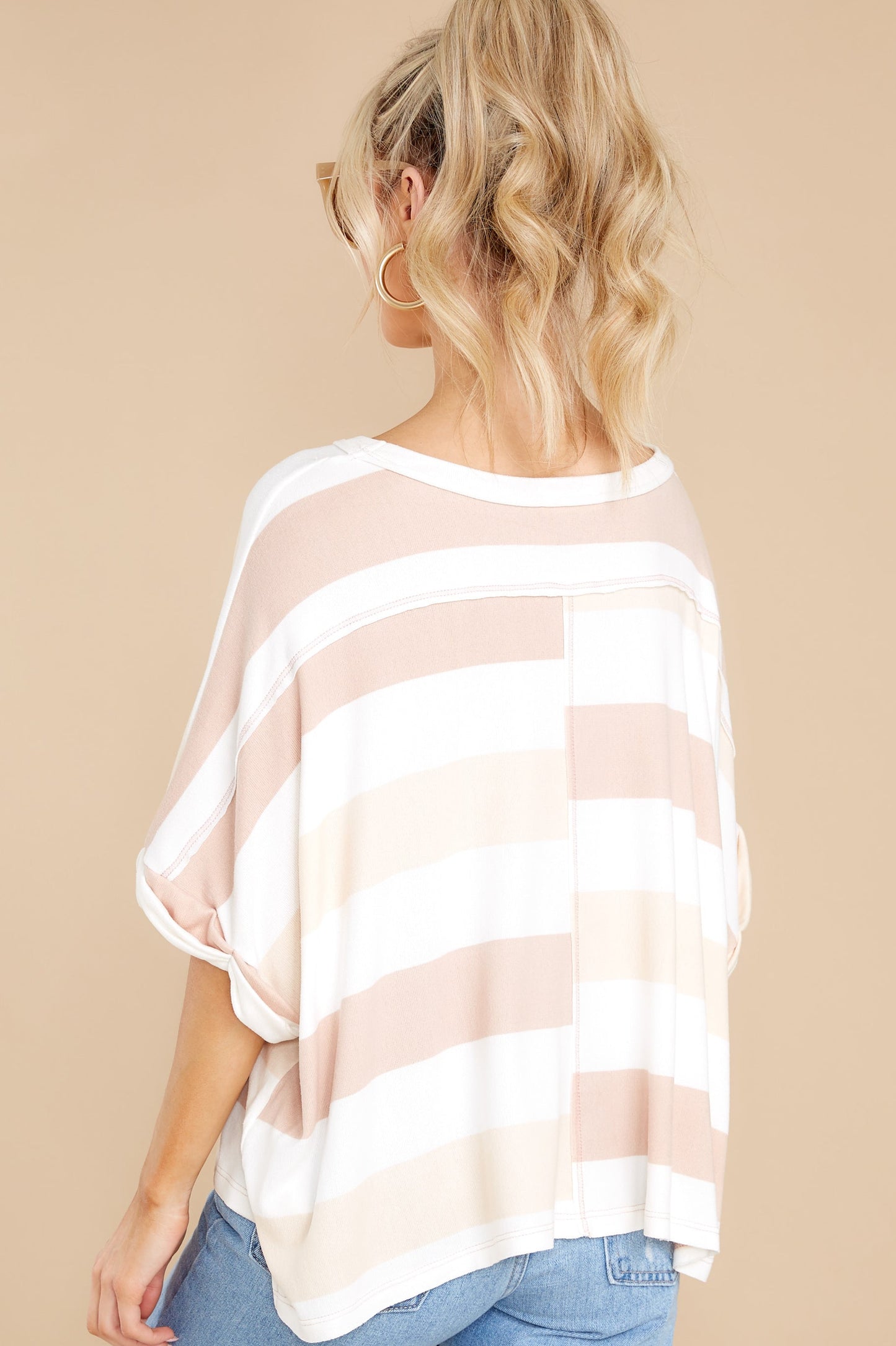 Houston Sights Tan Multi Top