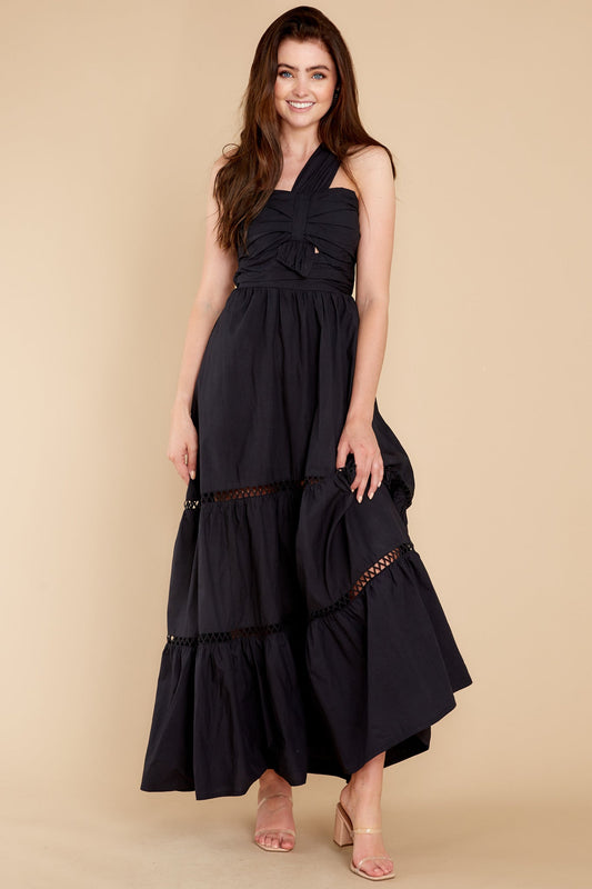 Elle Black Maxi Dress