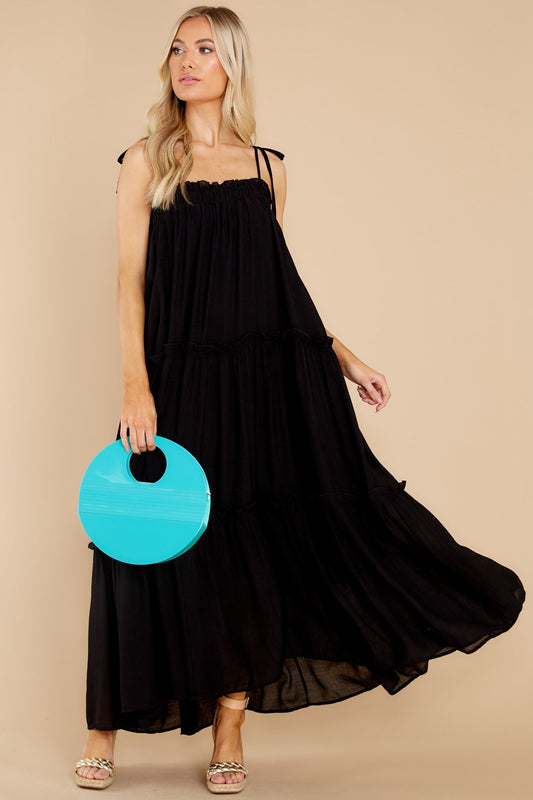 Light Up The Room Black Maxi Dress