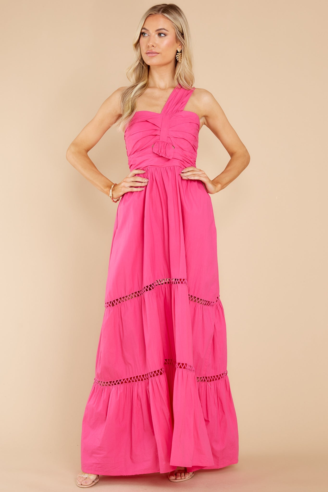 Elle Pink Maxi Dress