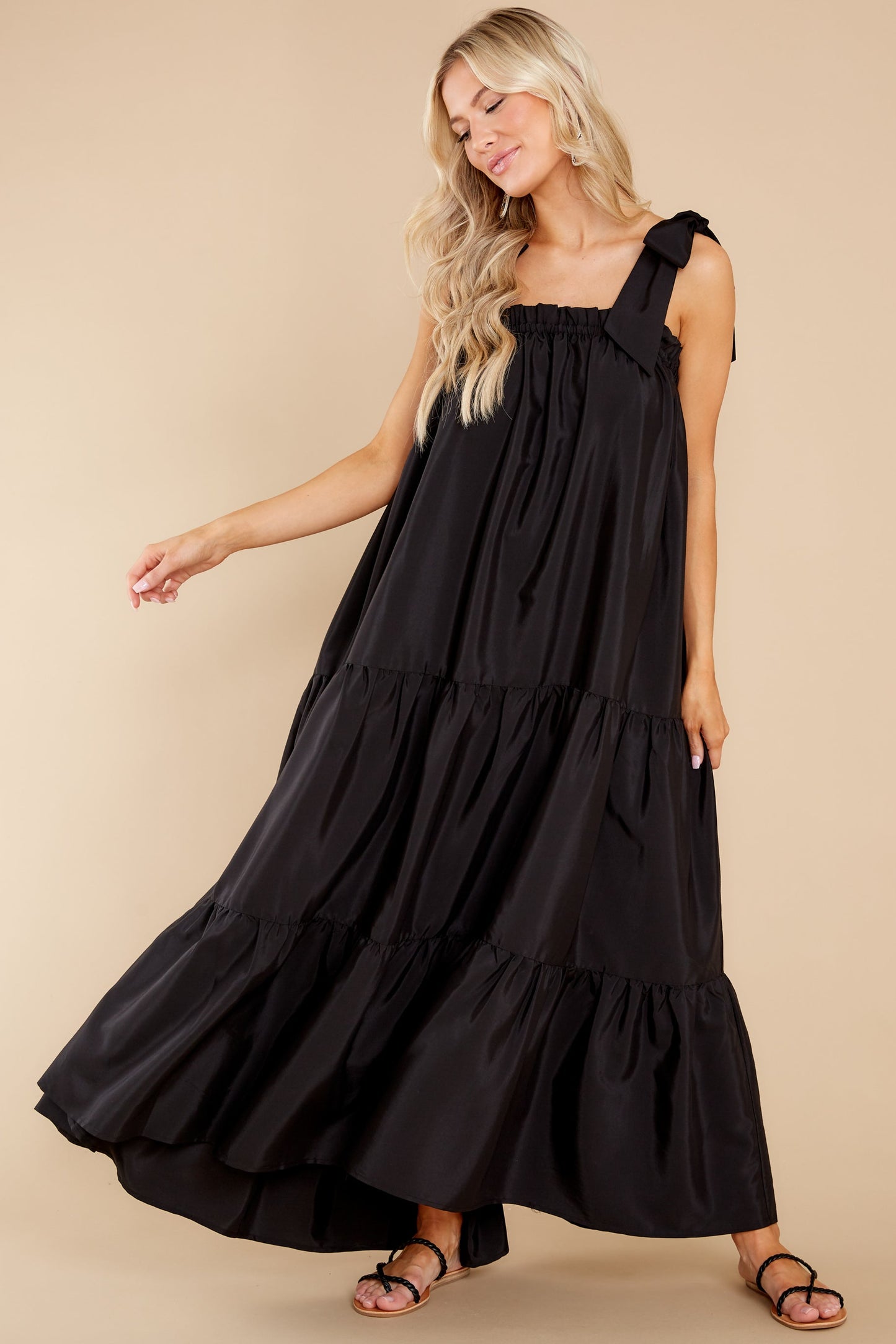 Starry Skies Black Maxi Dress