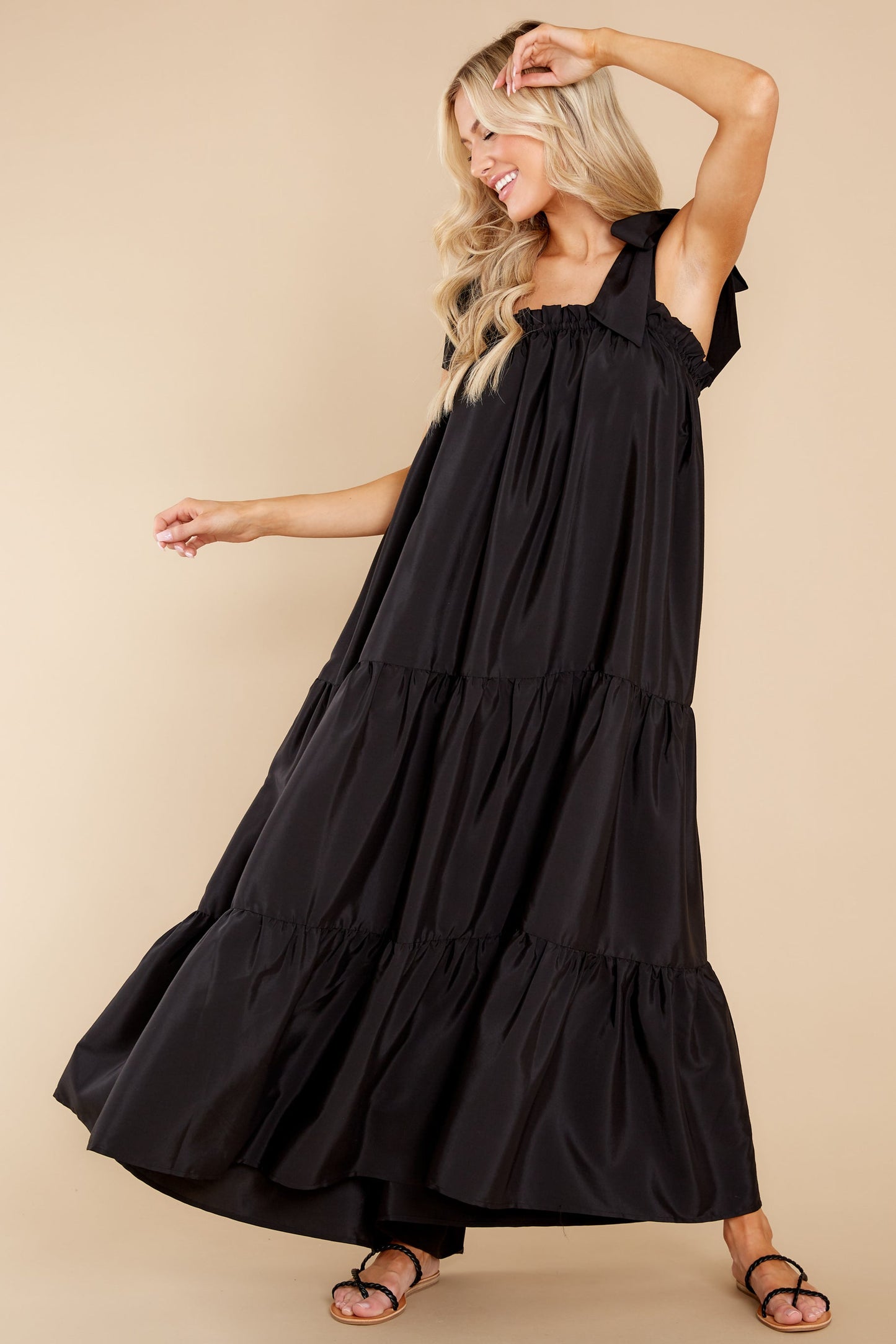 Starry Skies Black Maxi Dress