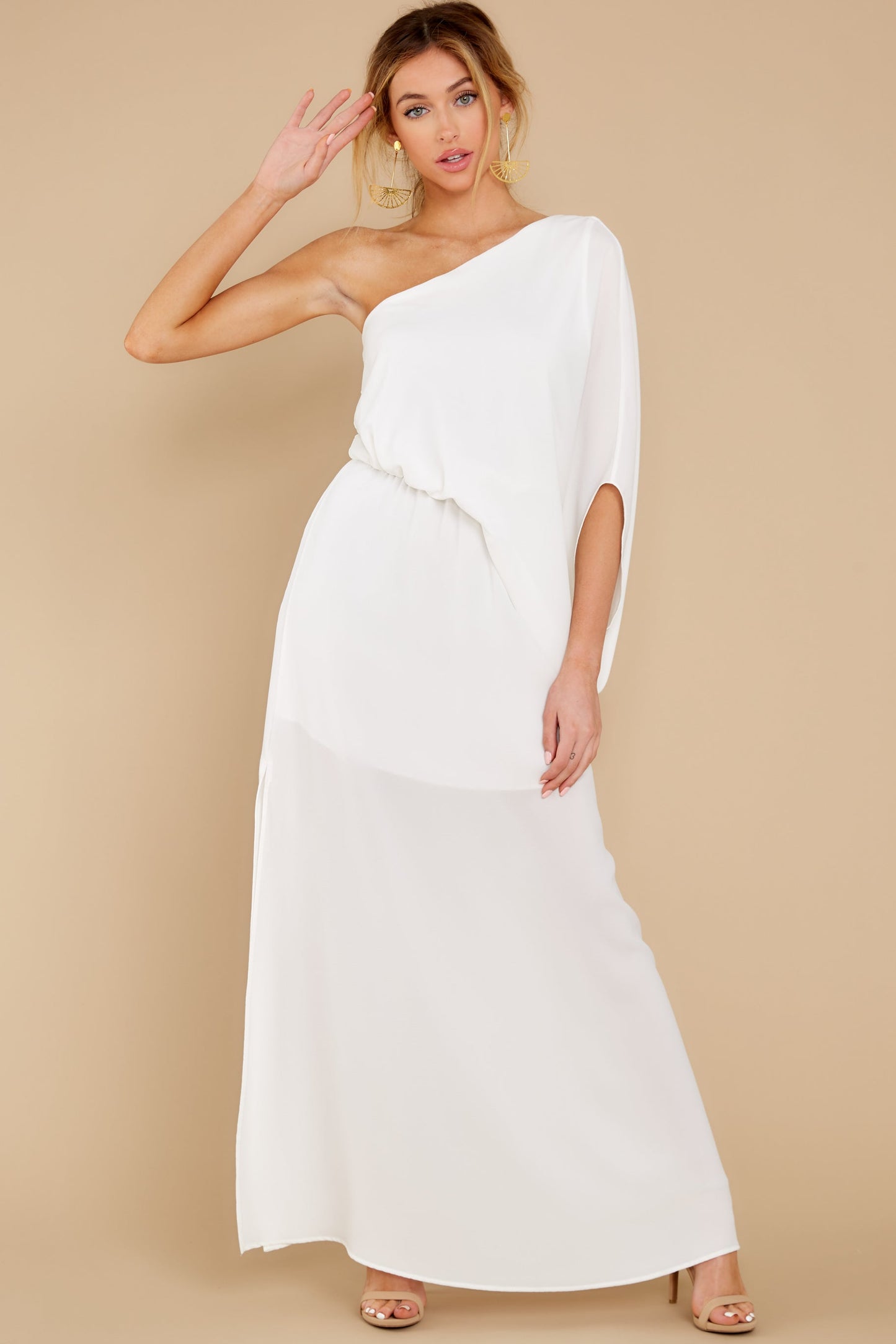 Get Obsessed White Maxi Dress