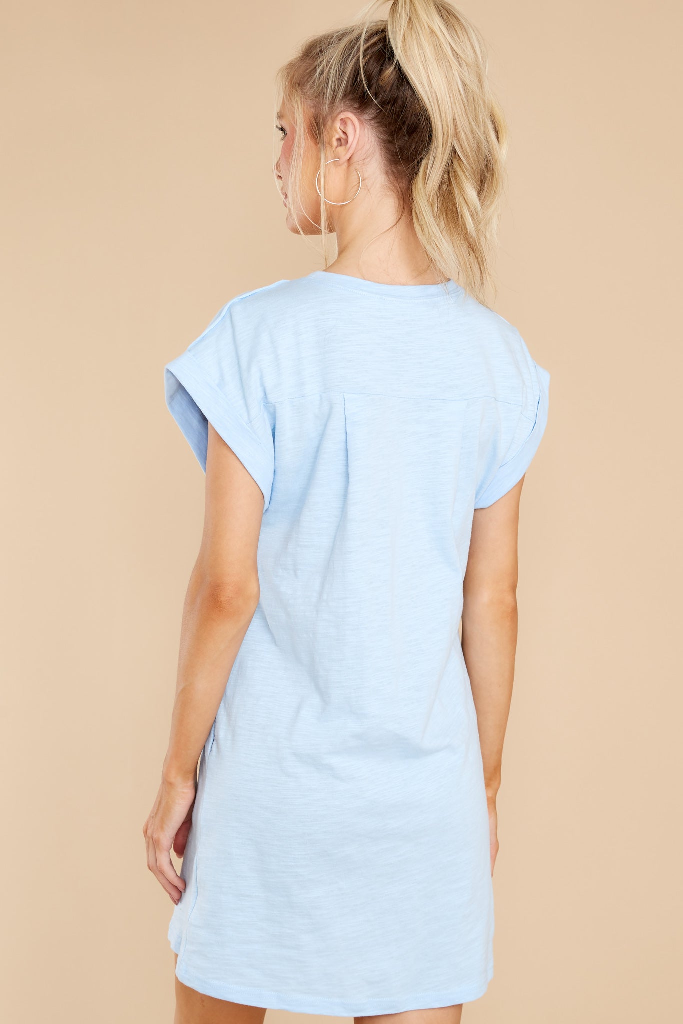 Casually Cute Light Blue Dress