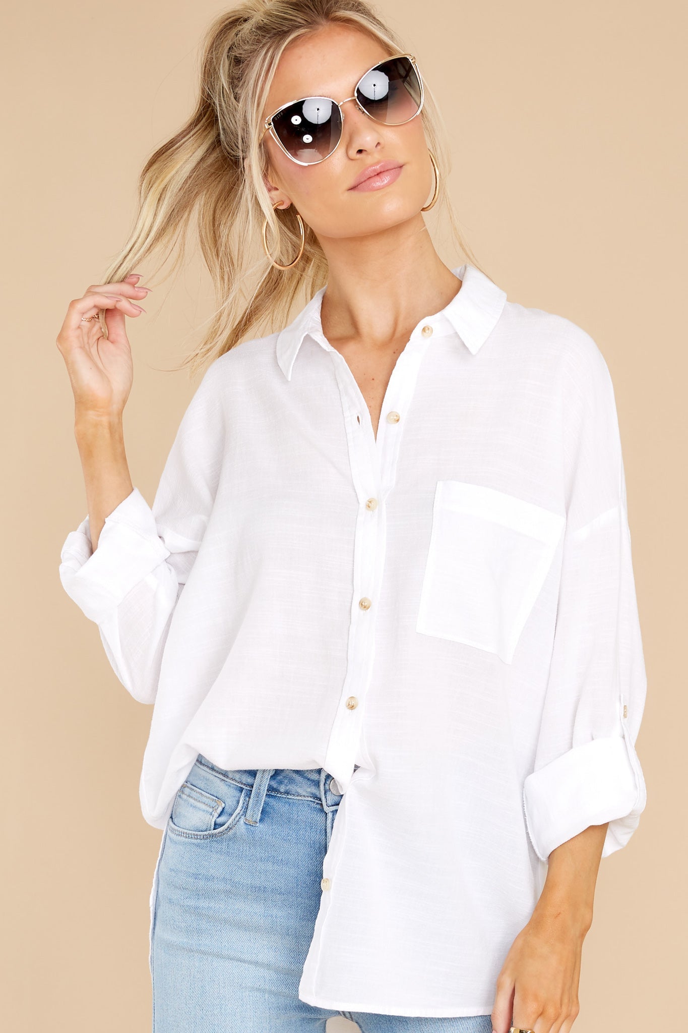 Beach Walks White Top
