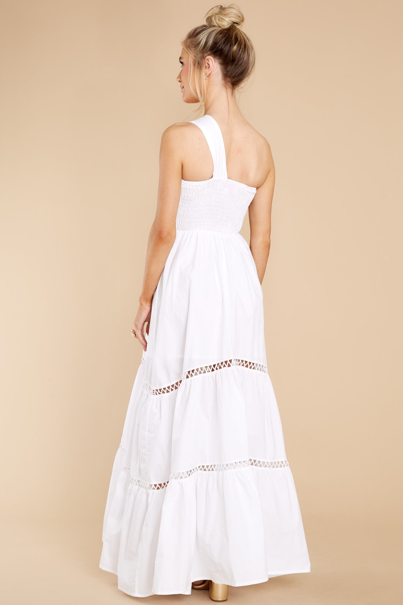 Elle White Maxi Dress