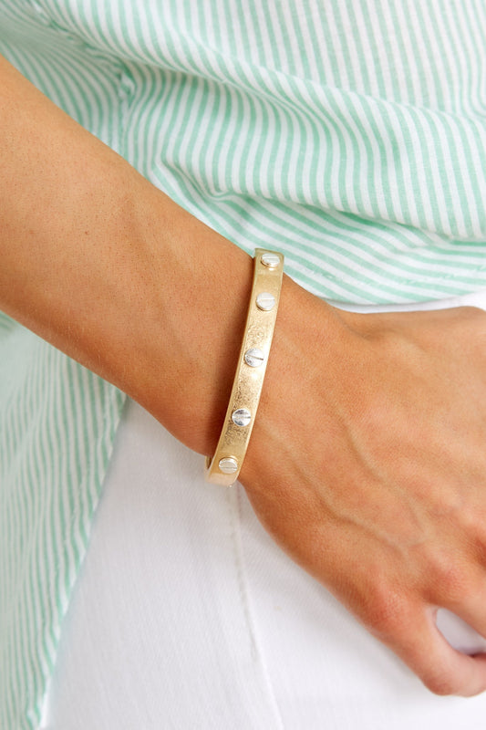 Cusp Of Love Gold Bracelet