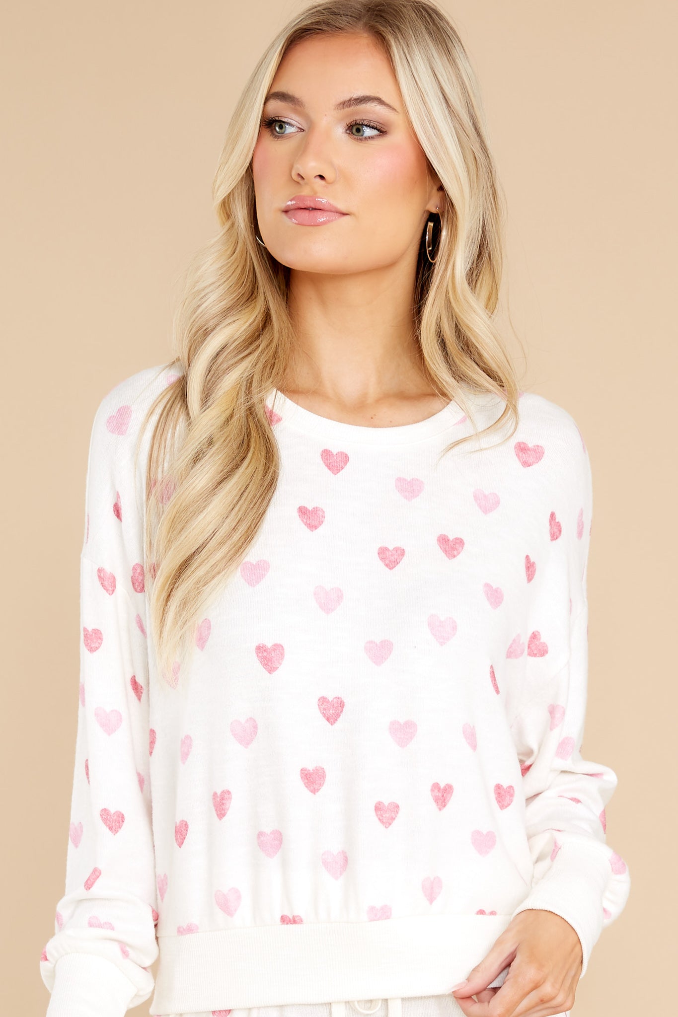 Izzie Bone Heart Long Sleeve Top