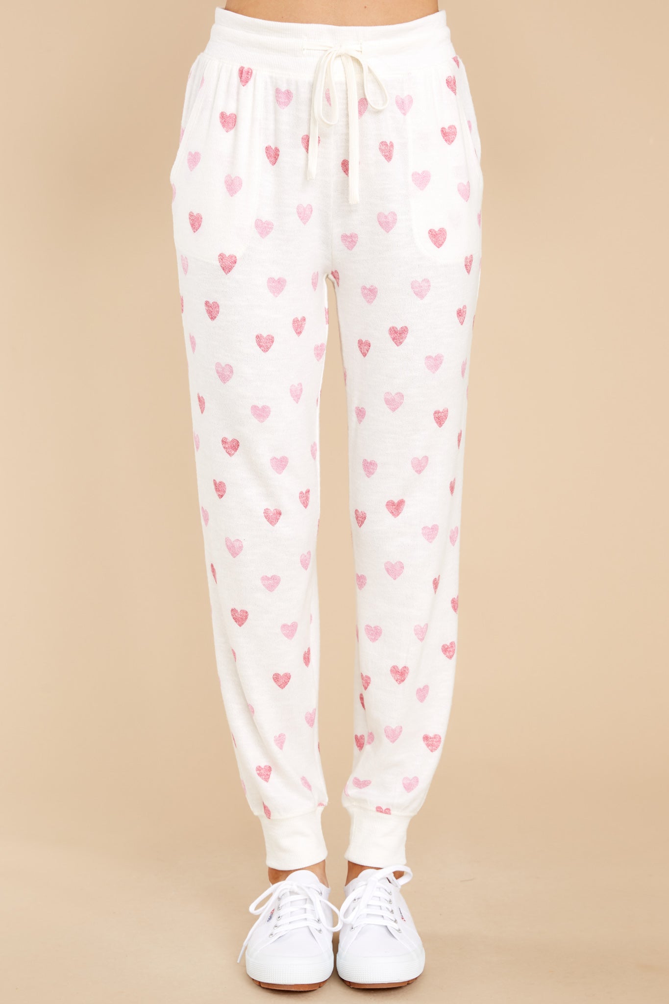 Comfy Bone Heart Jogger
