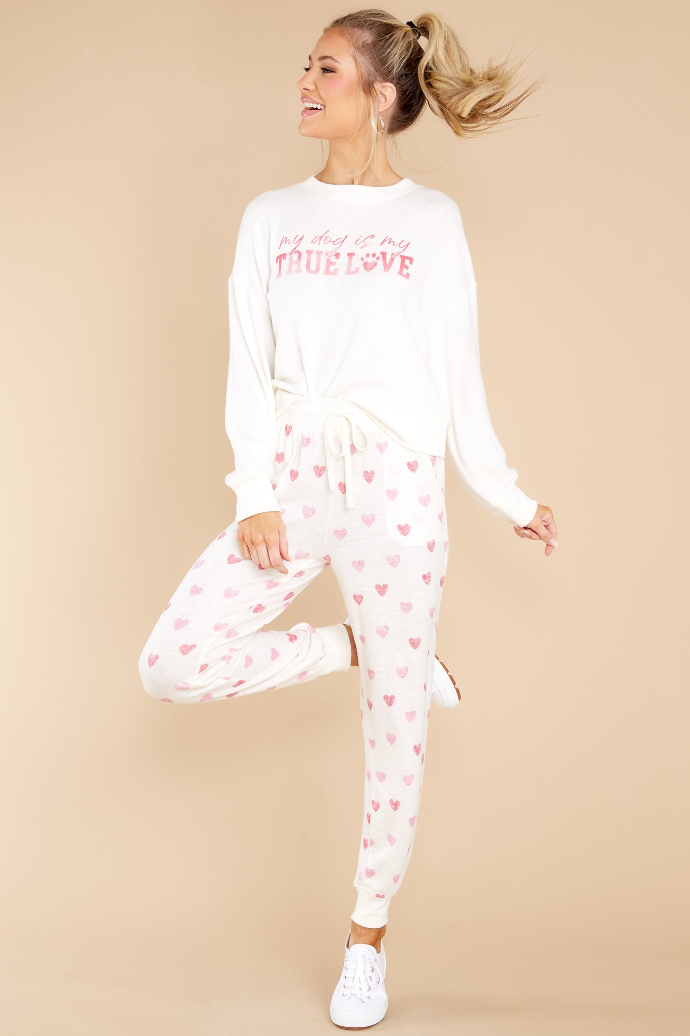 Elle Bone True Love Long Sleeve Top