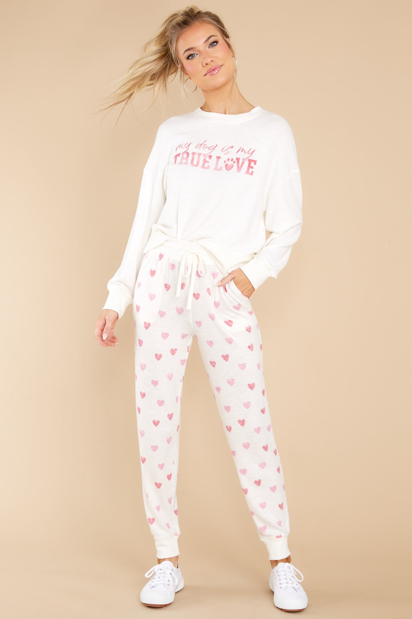 Elle Bone True Love Long Sleeve Top